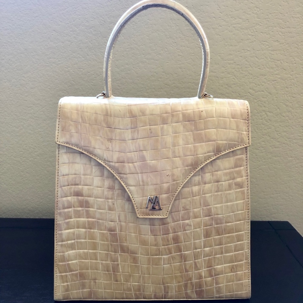 RARE Vintage Escada Embossed Leather Purse